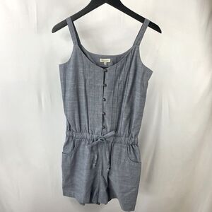 Madison chambray scoop neck romper size 4